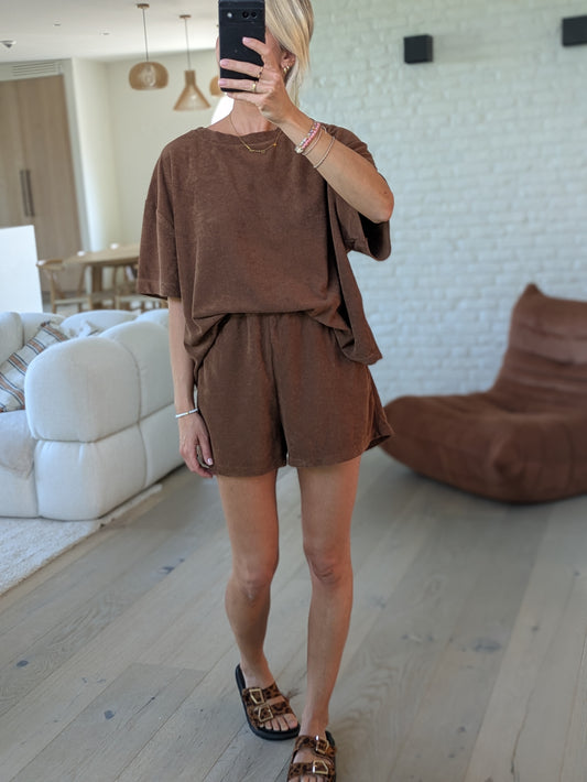 Spons set brown (long sleeve)