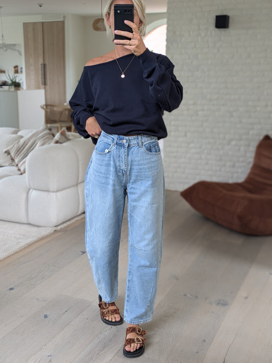 DEUXPOURDEUX THE LABEL - Babette sweater navy