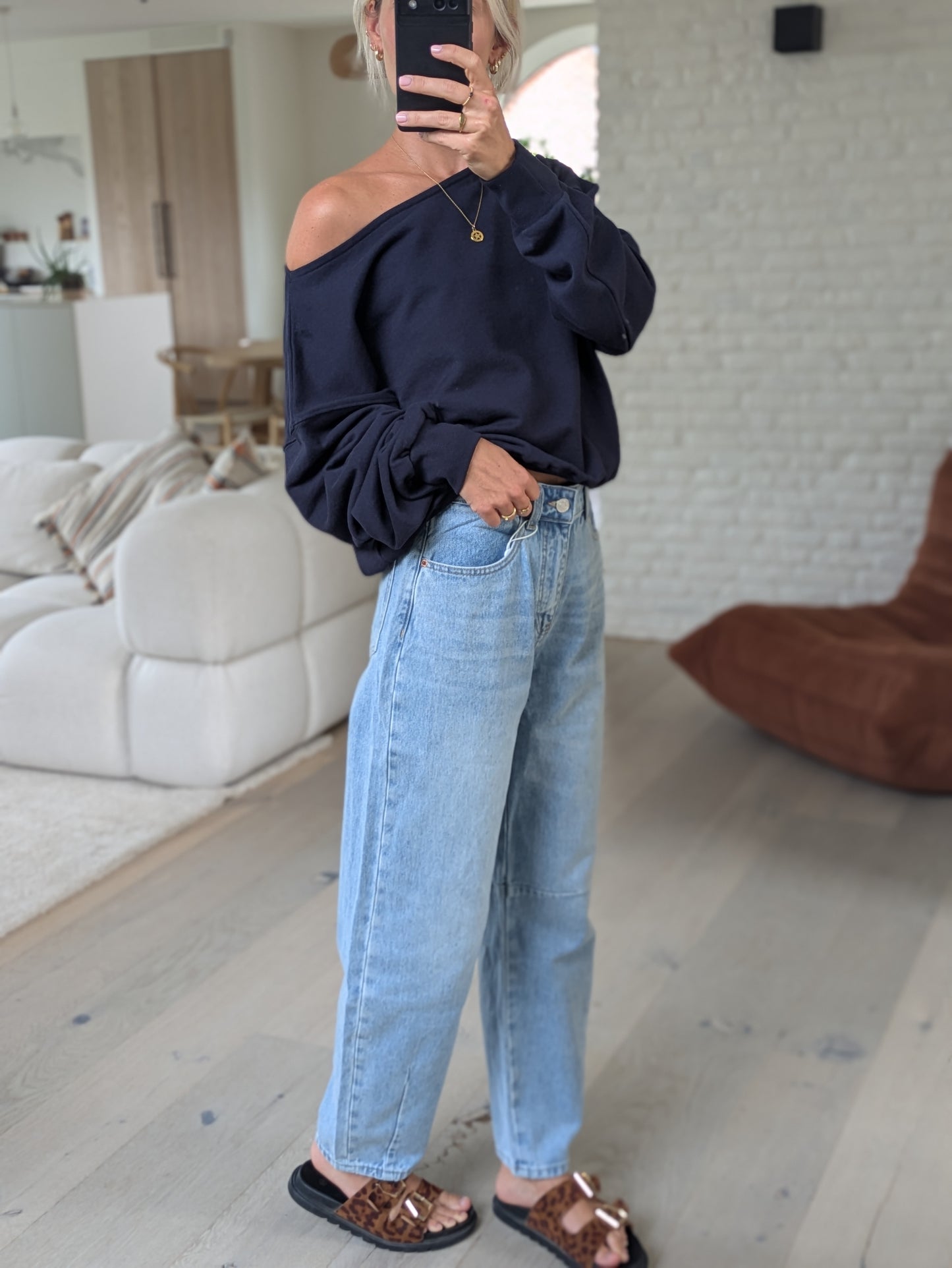 DEUXPOURDEUX THE LABEL - Babette sweater navy