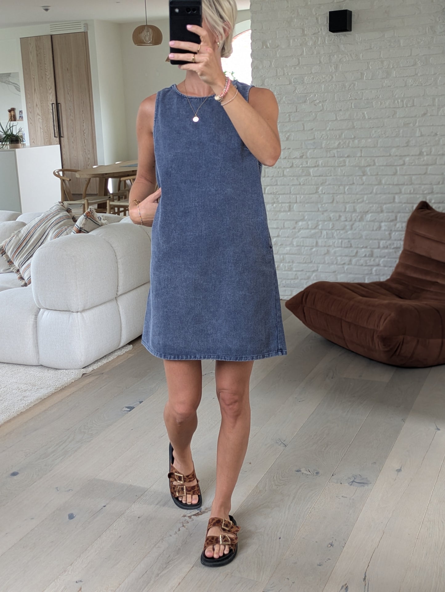 Jeans dress navy
