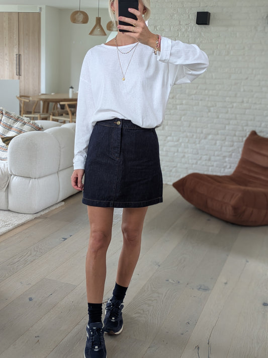 Jeans skirt dark blue