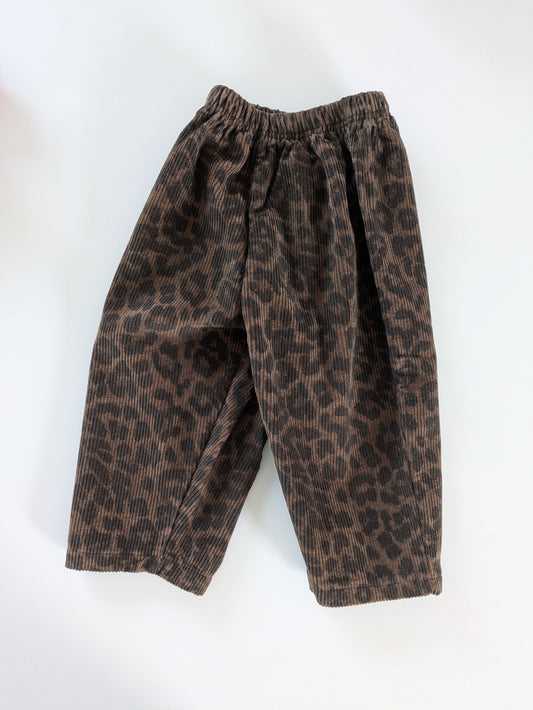 Leopard pants brown