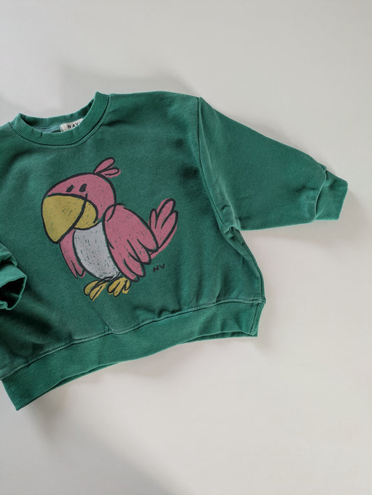 Parrot sweater green