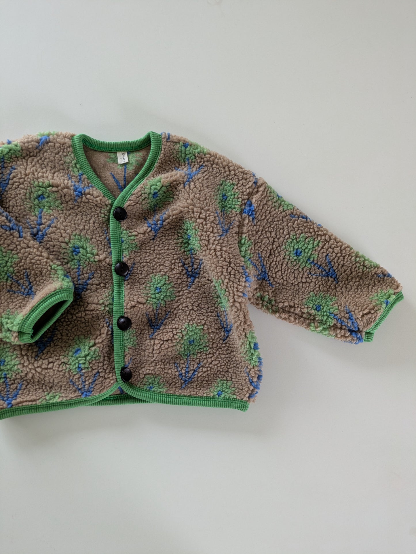 Flower fleece jacket