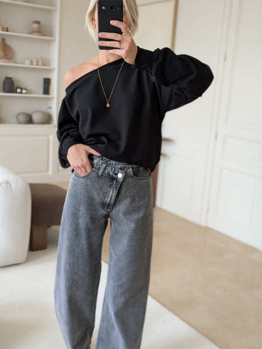 DEUXPOURDEUX THE LABEL - Babette sweater black