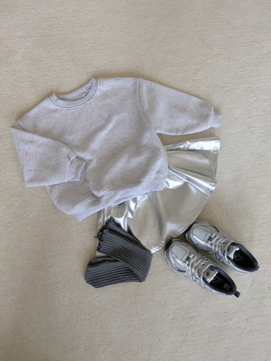 Sweater white melange