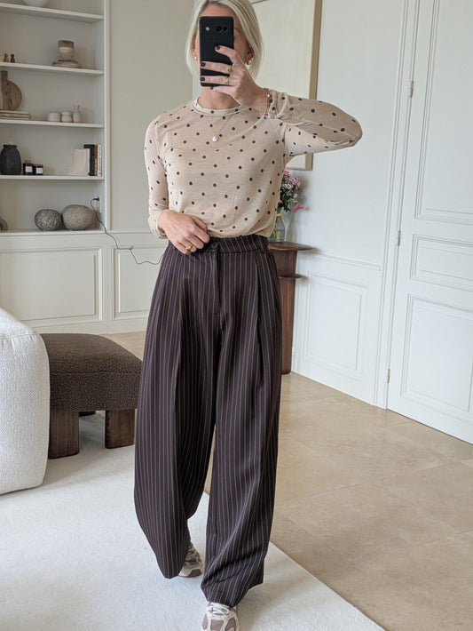 Maelle top beige