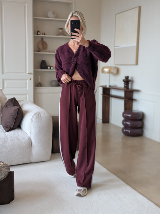 Florence pull burgundy