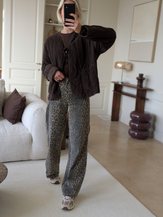 Soft jacket brown