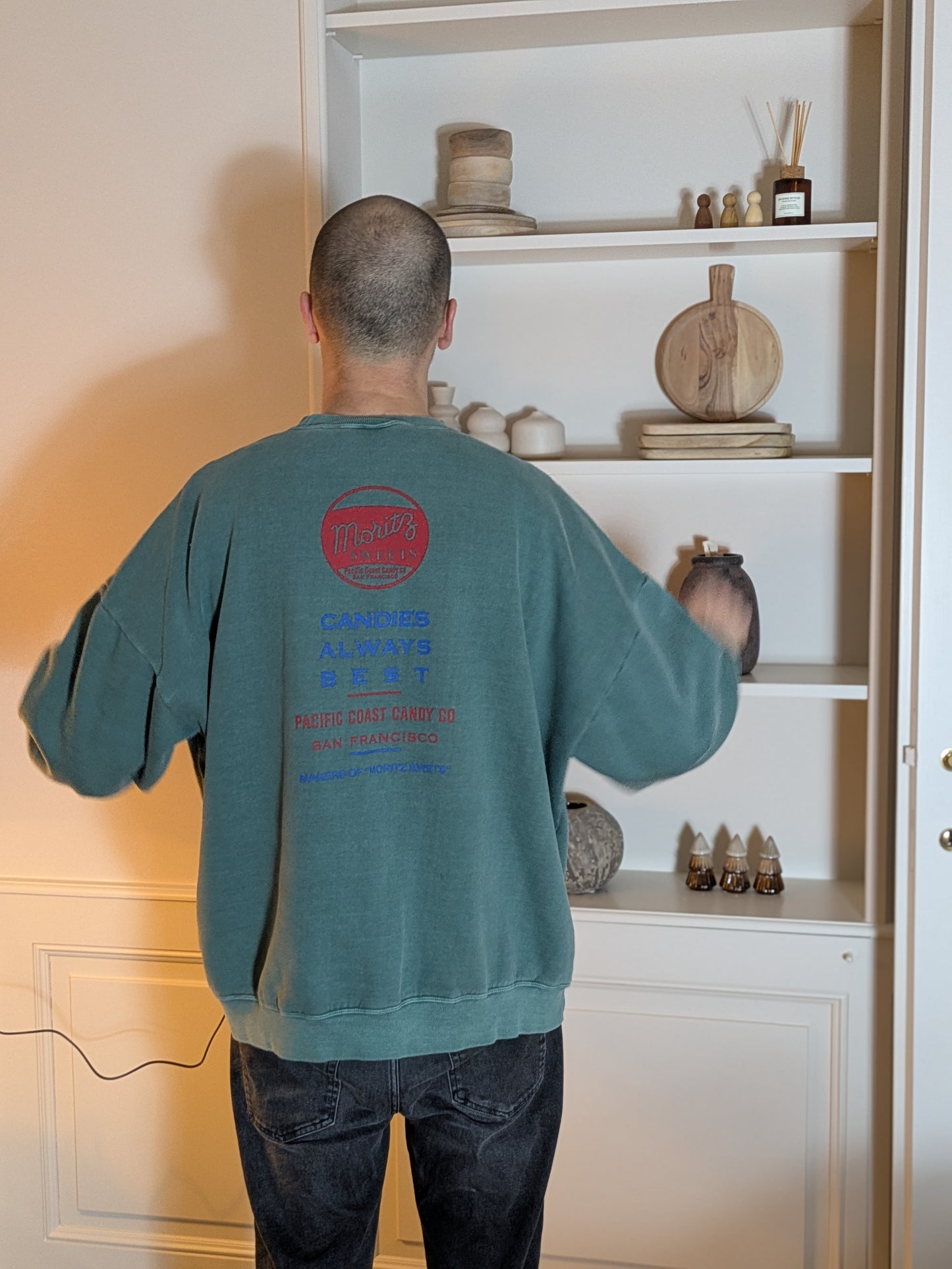 Candy Pig Sweatshirt green (adult)