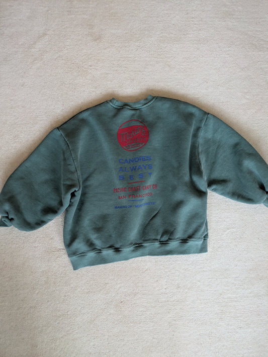 Candy Pig Sweatshirt green (kids)