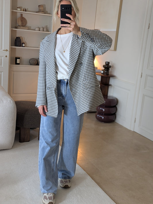 Scarlett check blazer