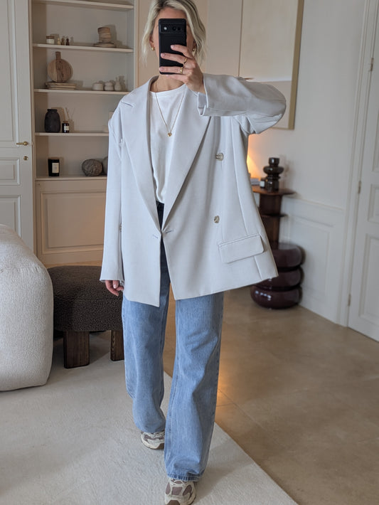 Rosa blazer light grey