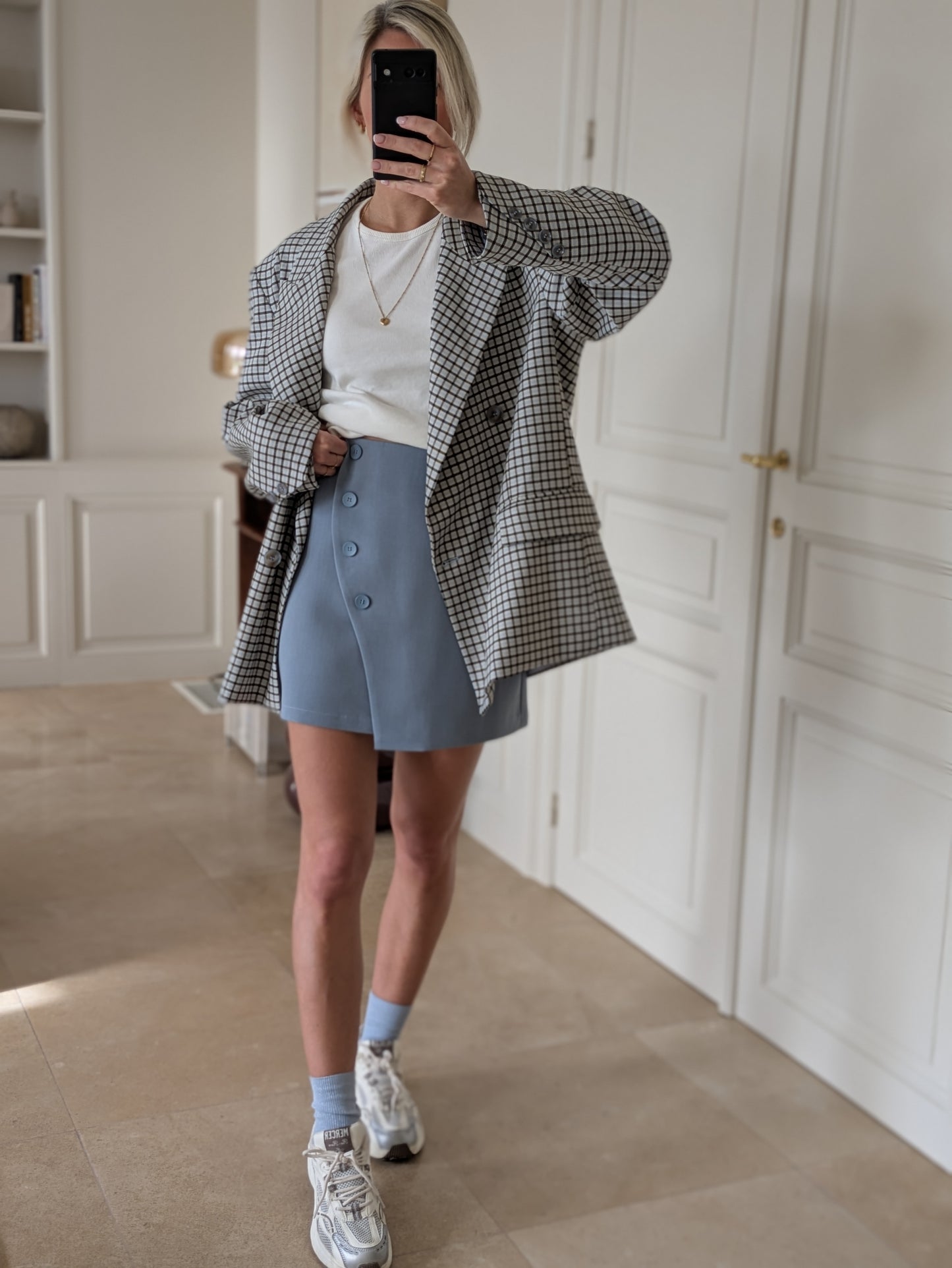 Scarlett check blazer