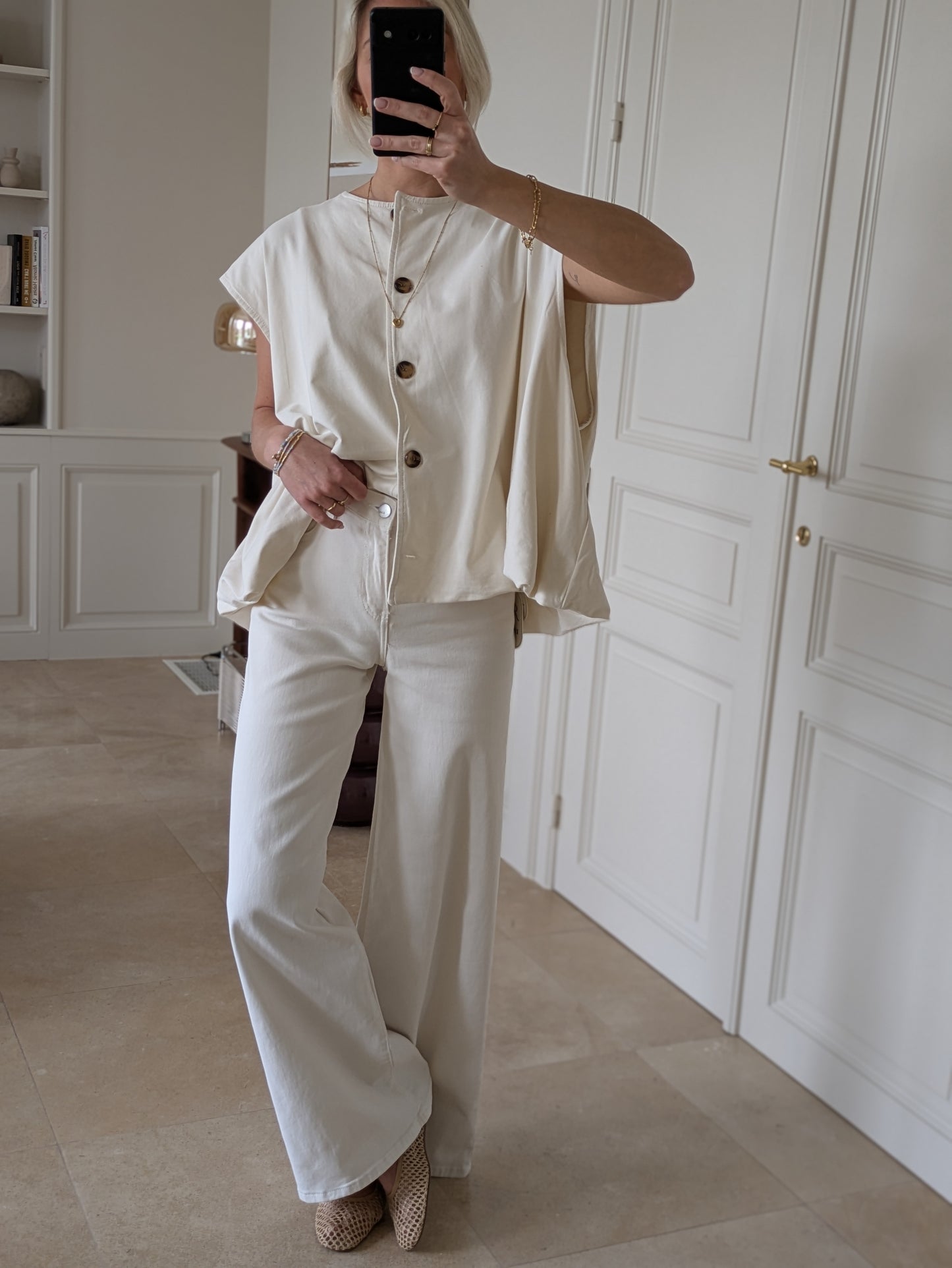 Rachel gilet cream