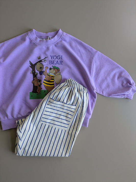 Honeybear sweatshirt purple