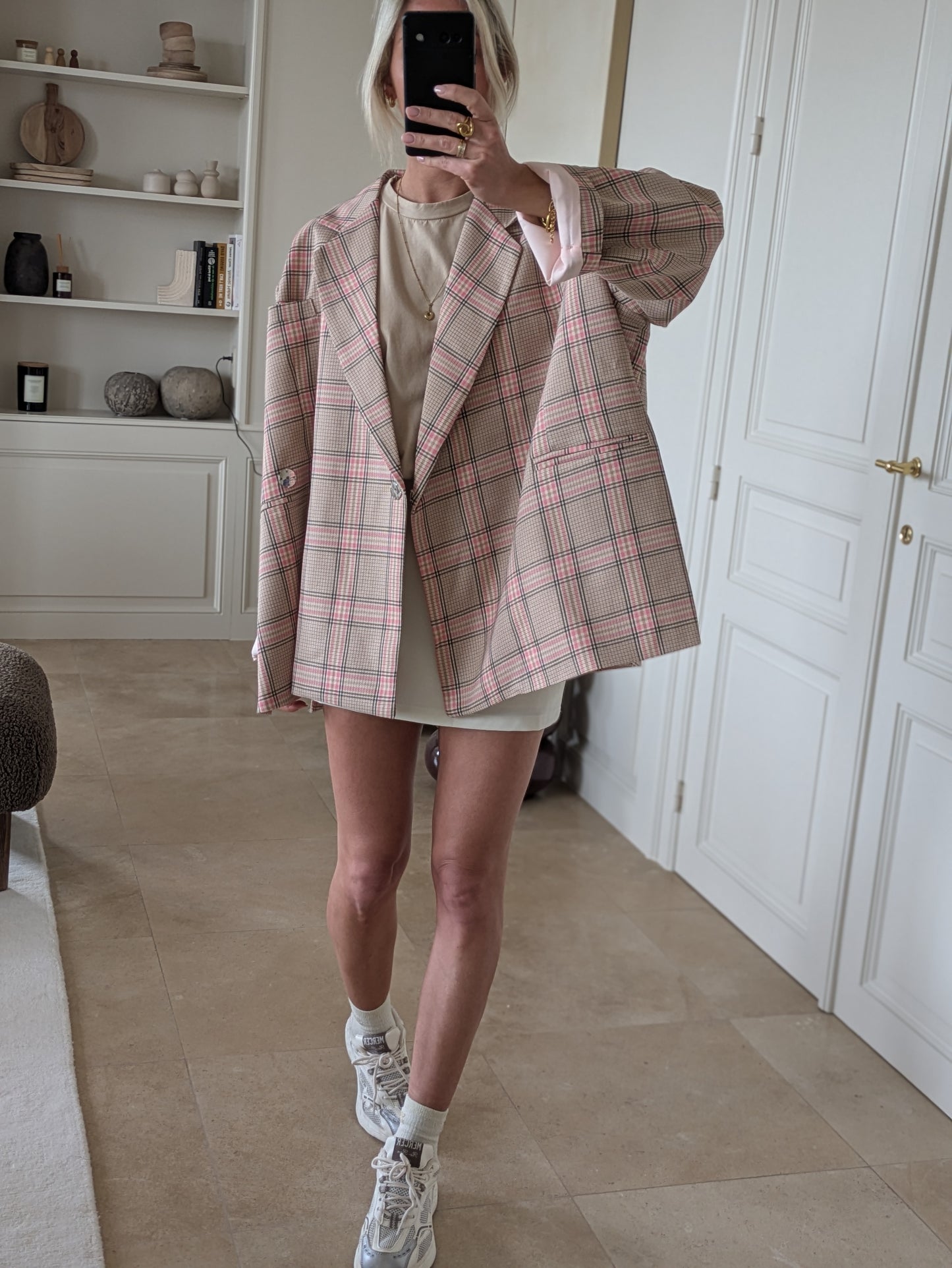 Pippa blazer cream/pink