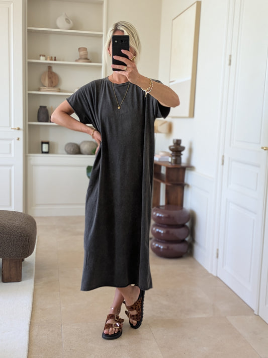 Washed dress Lisa black