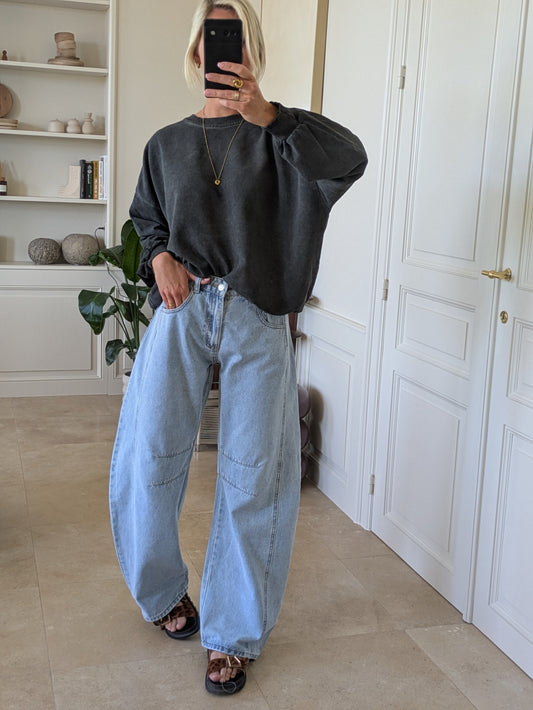 Barrel jeans blue