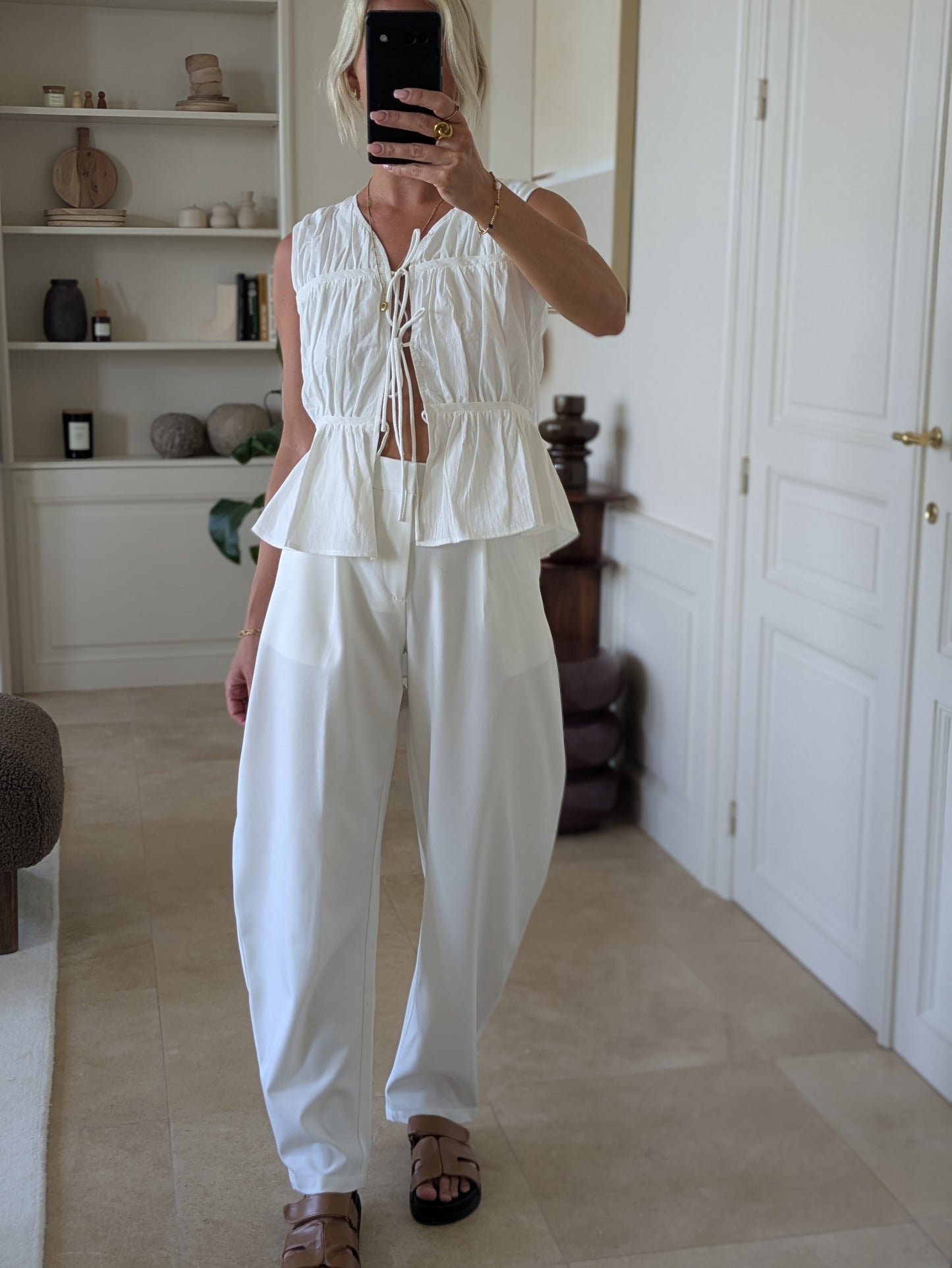 Florence top white