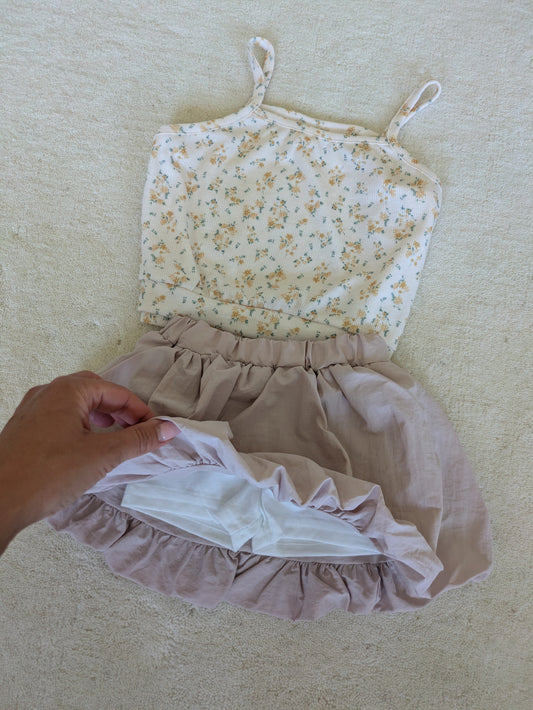 Balloon skirt pink