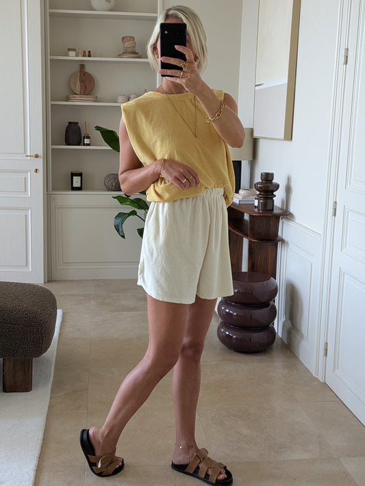 Spons top yellow