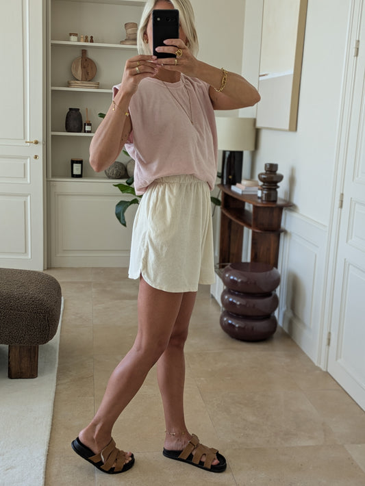 Spons set cream-rose