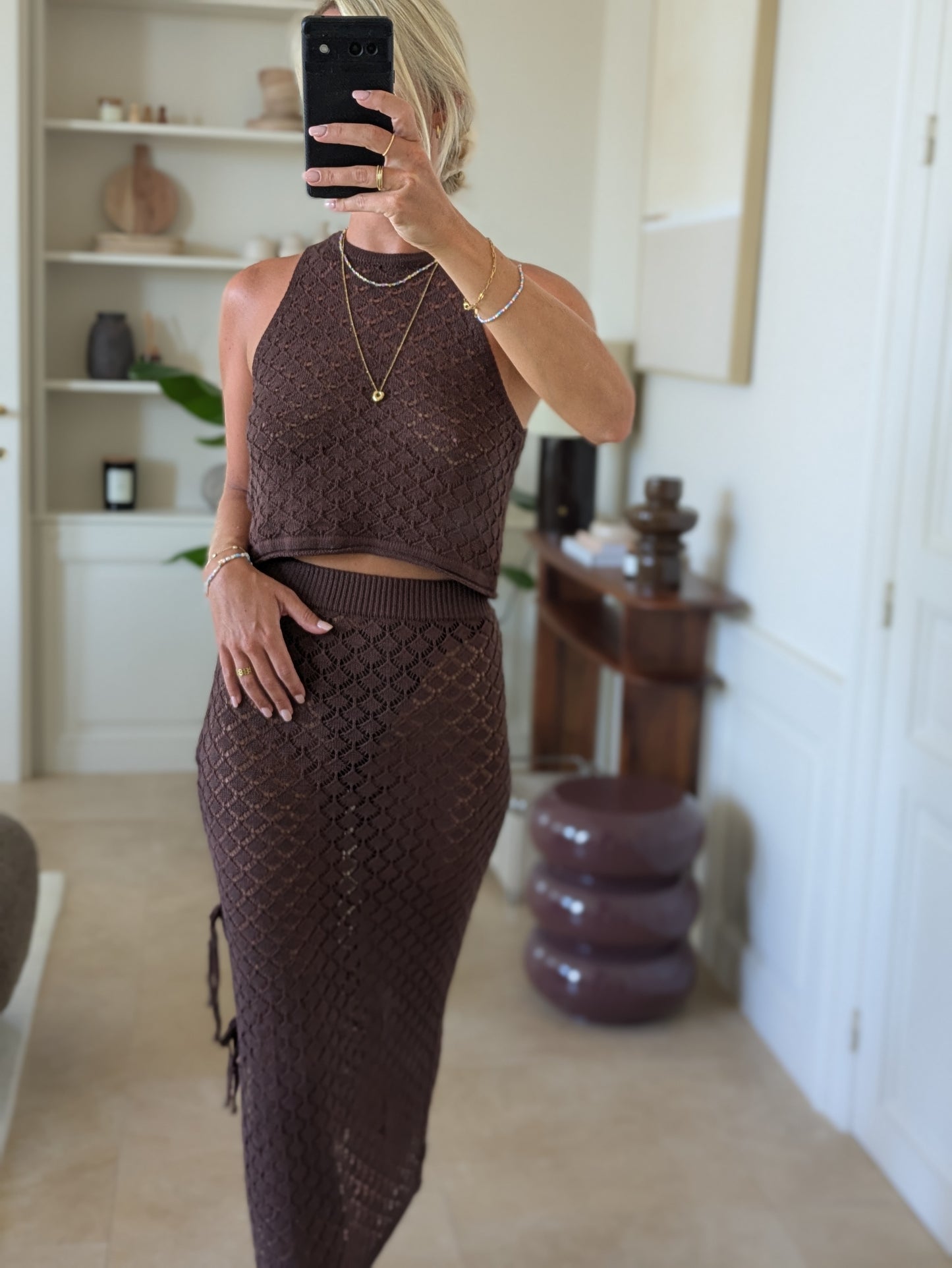 Amelie set brown