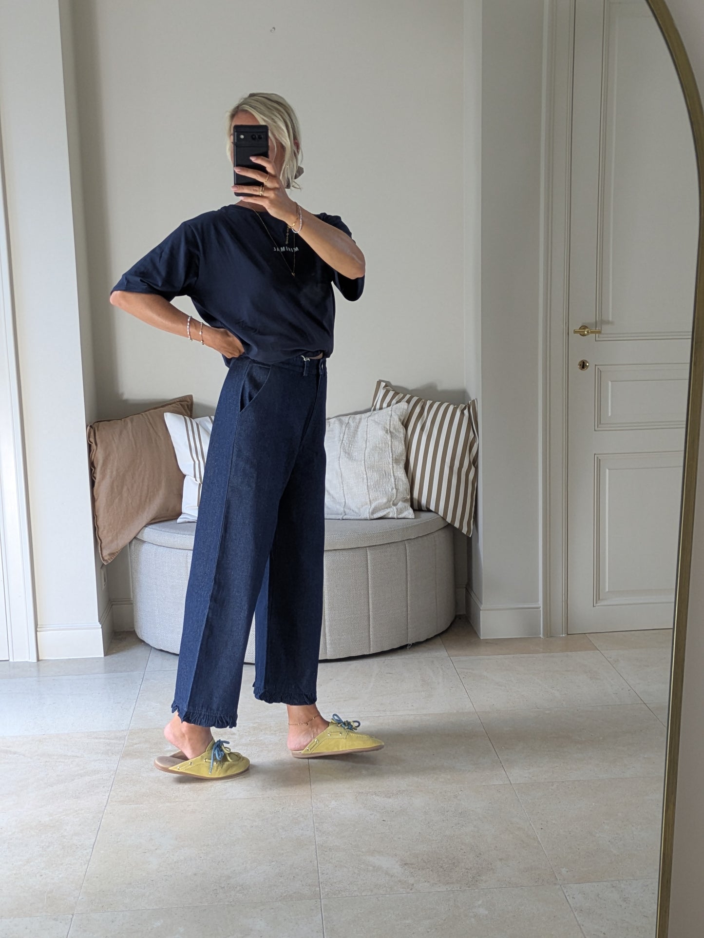navy tee