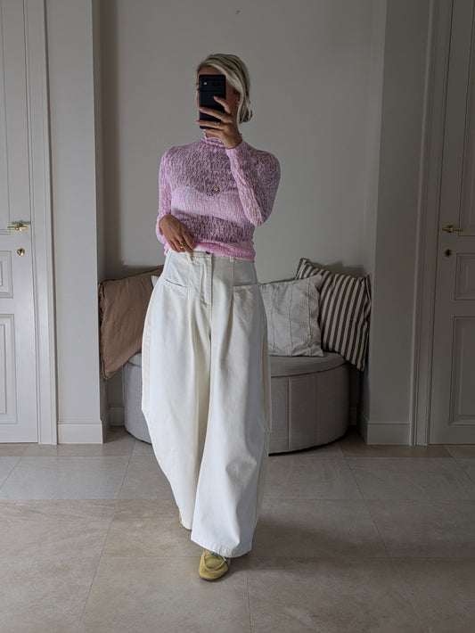 Lace top pink