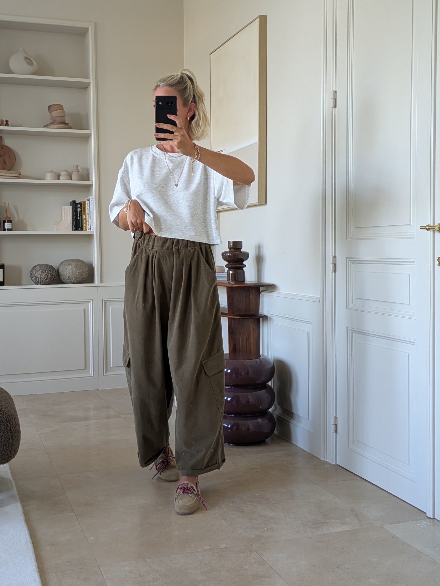 Quinn cargo pants kaki brown