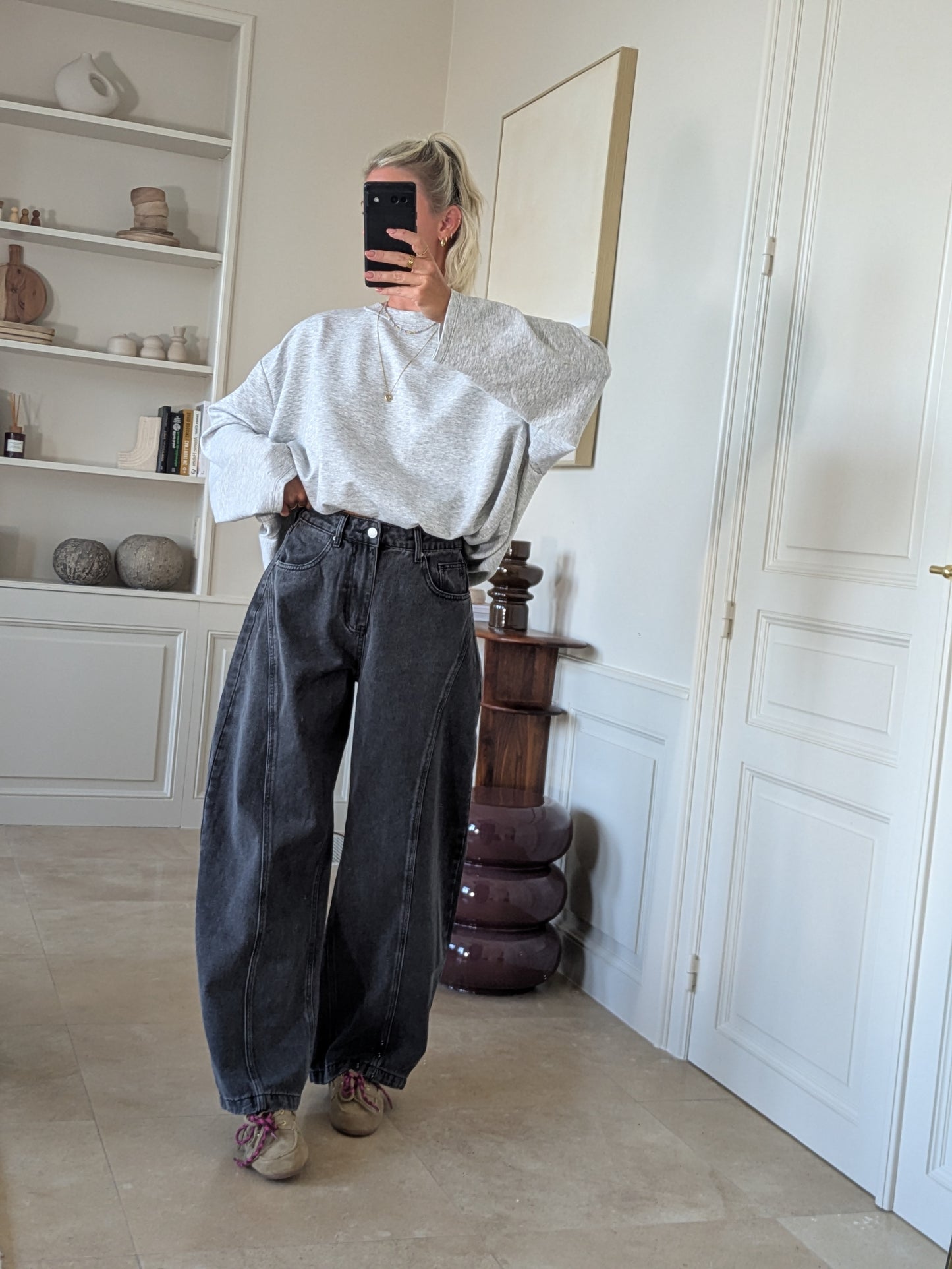 Olivia jeans dark grey