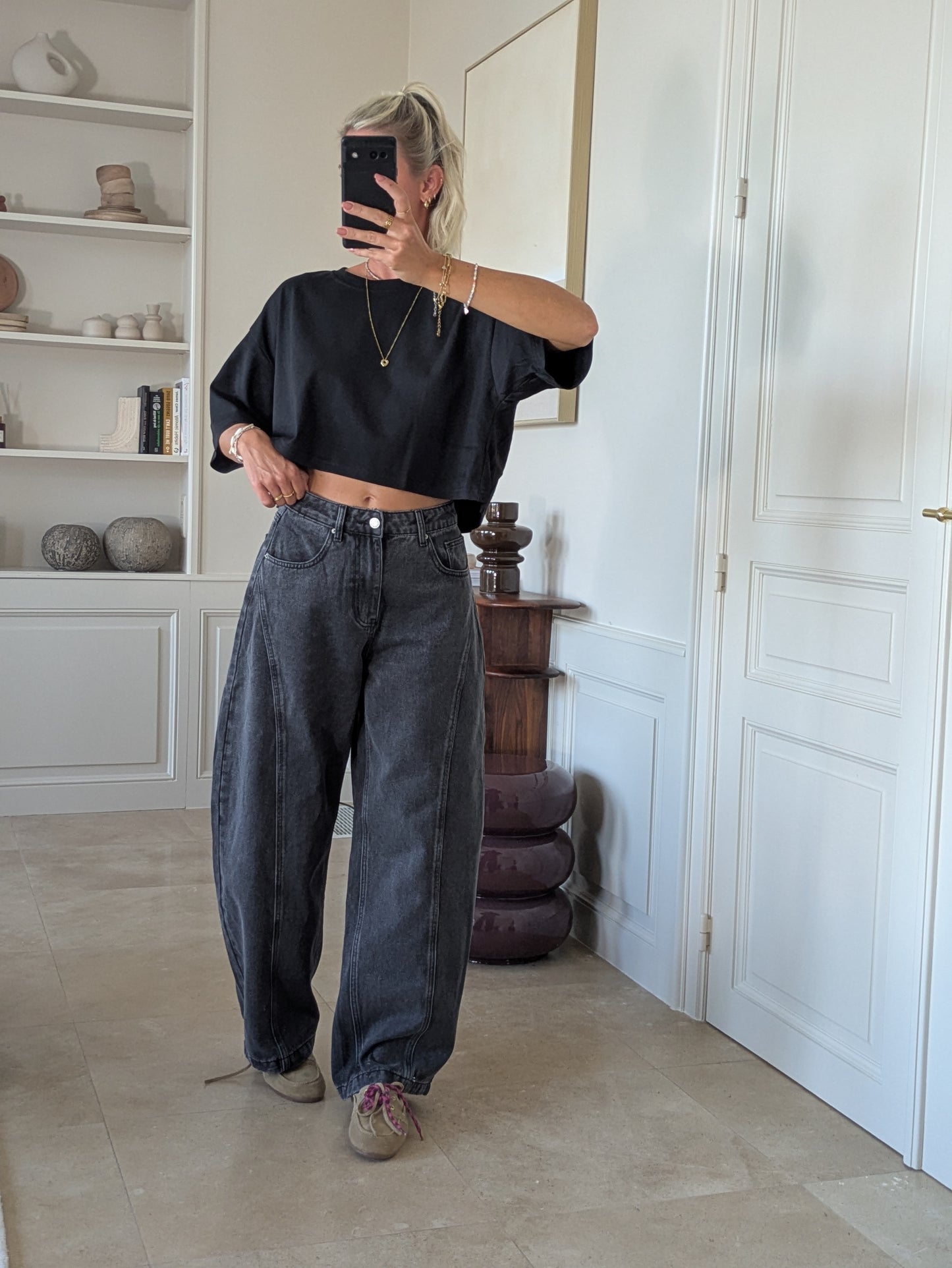 Olivia jeans dark grey