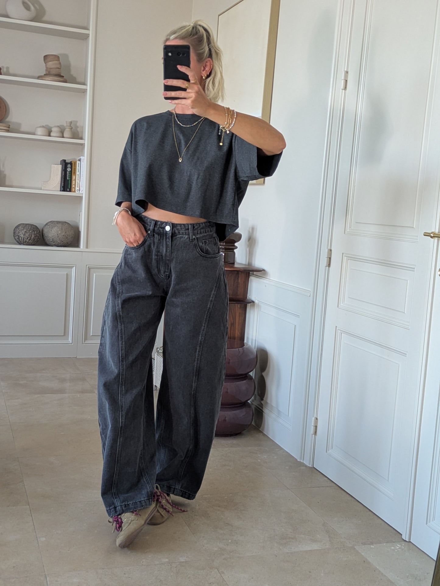 Olivia jeans dark grey