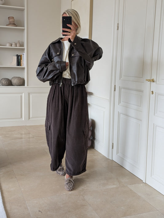 Quinn cargo pants brown