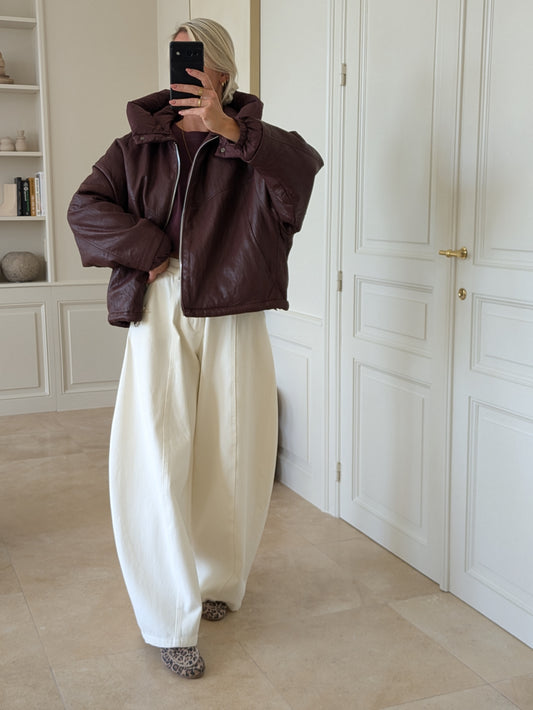 Billie jacket burgundy