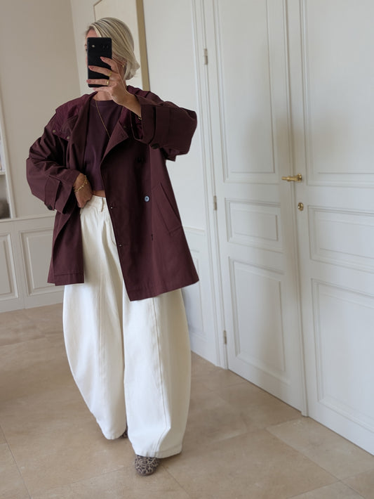 Celest coat burgundy