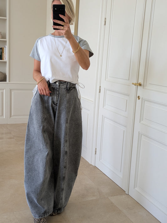 Raglan cropped tee