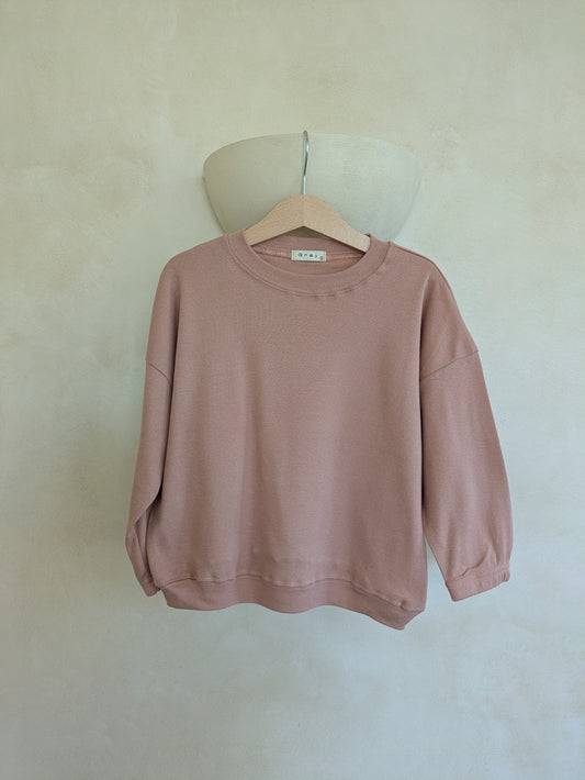 Soft sweatshirt old pink