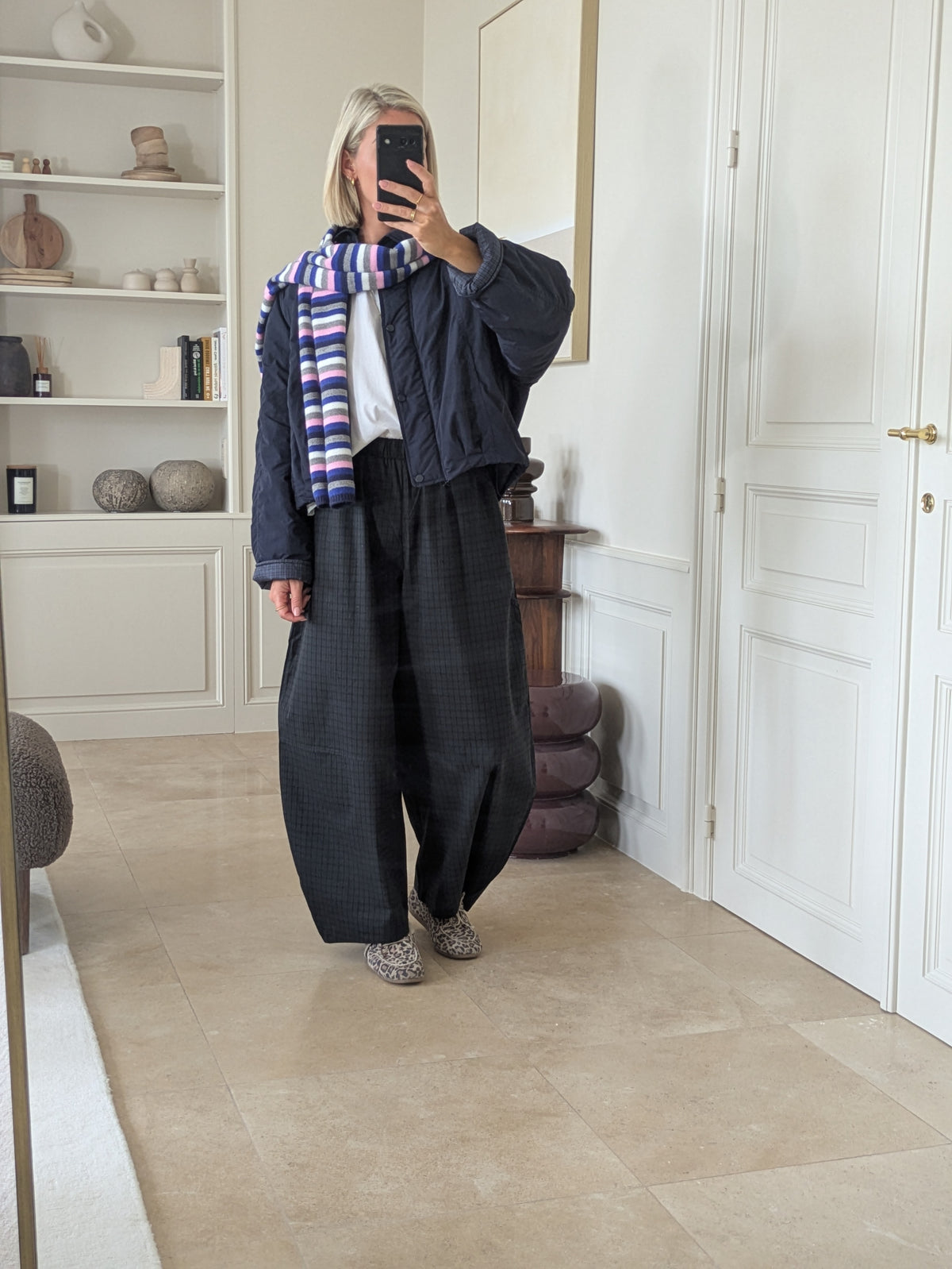 Striped scarf