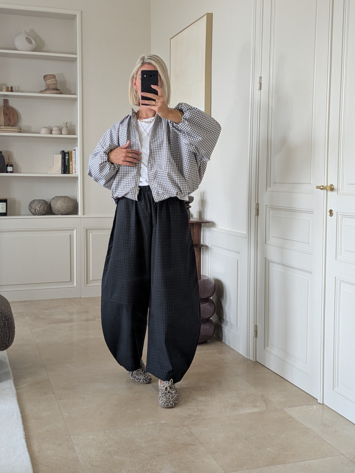 Sezanne check vest