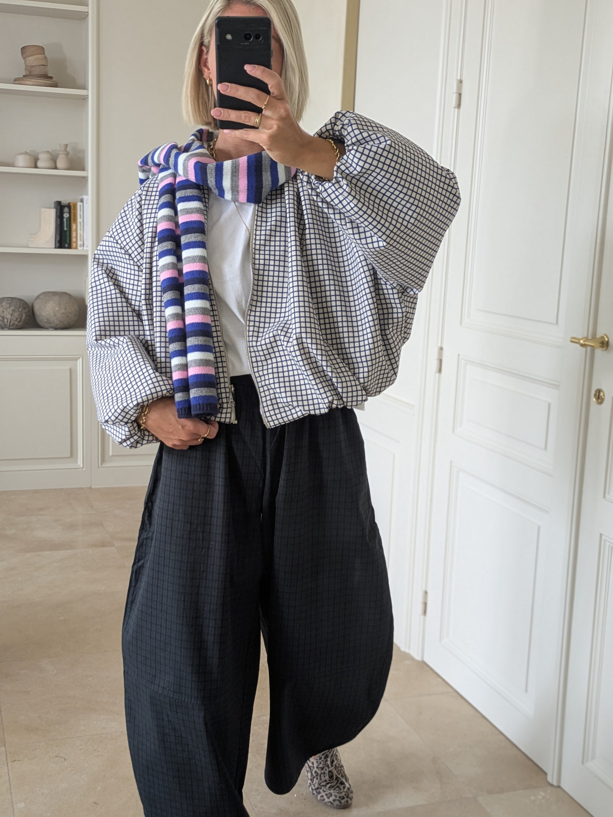 Sezanne check vest