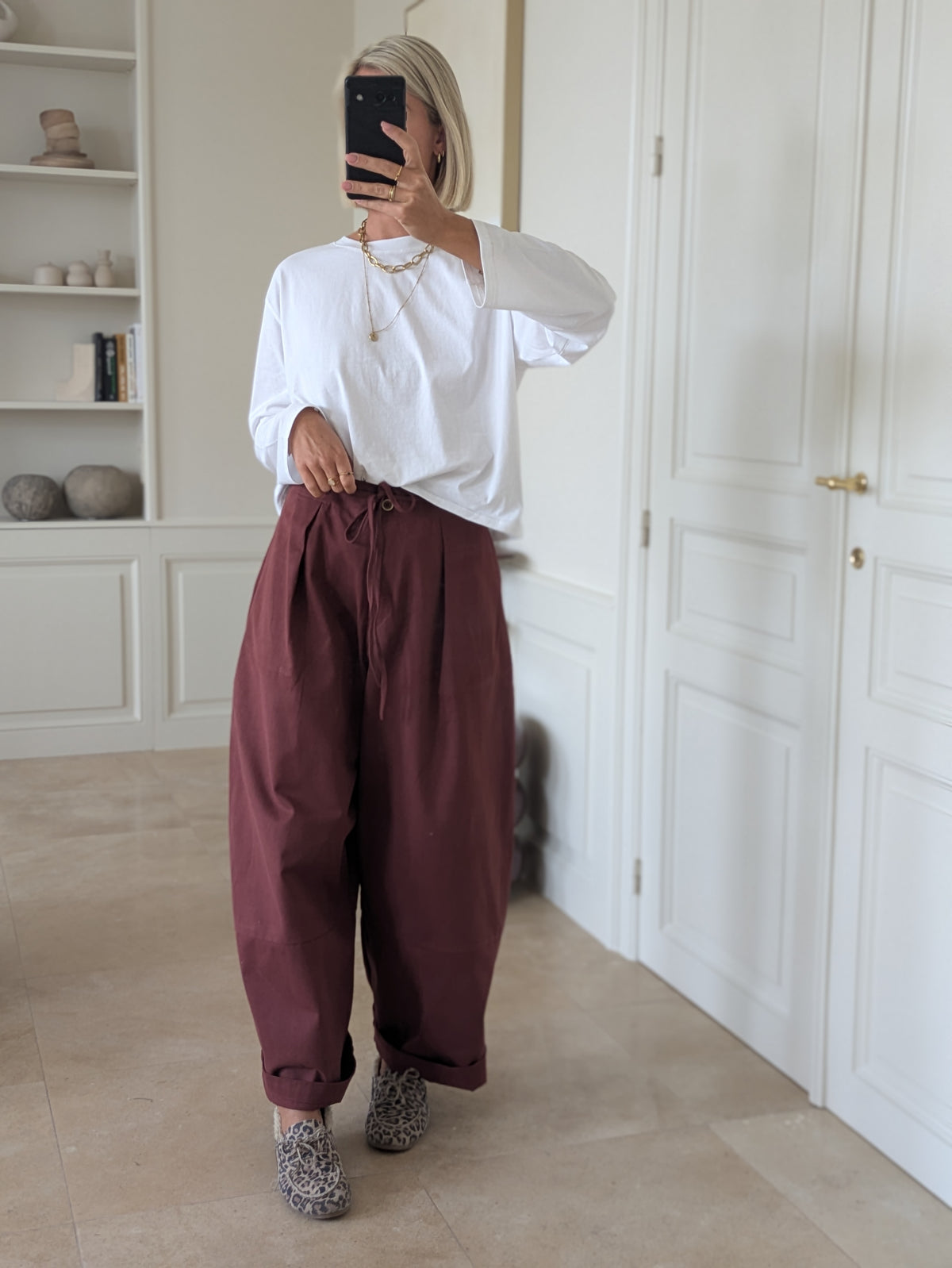 Ceril pants burgundy