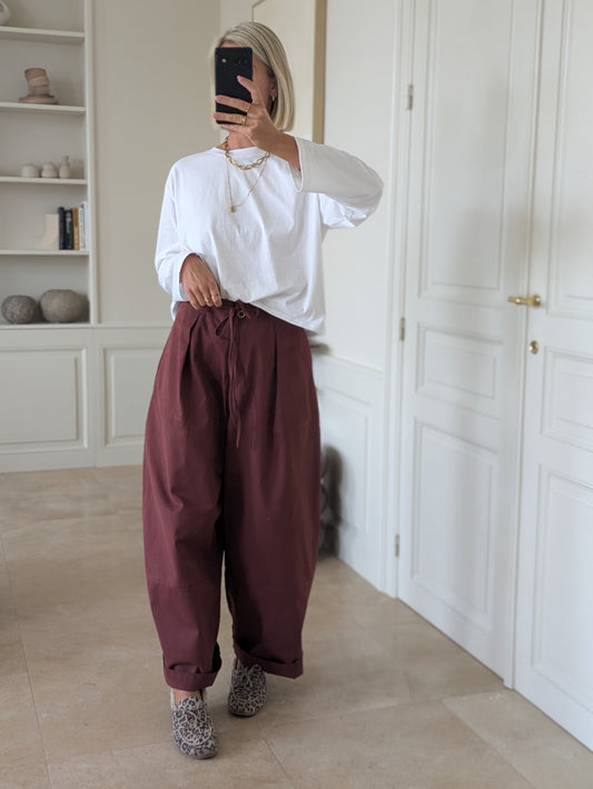 Ceril pants burgundy