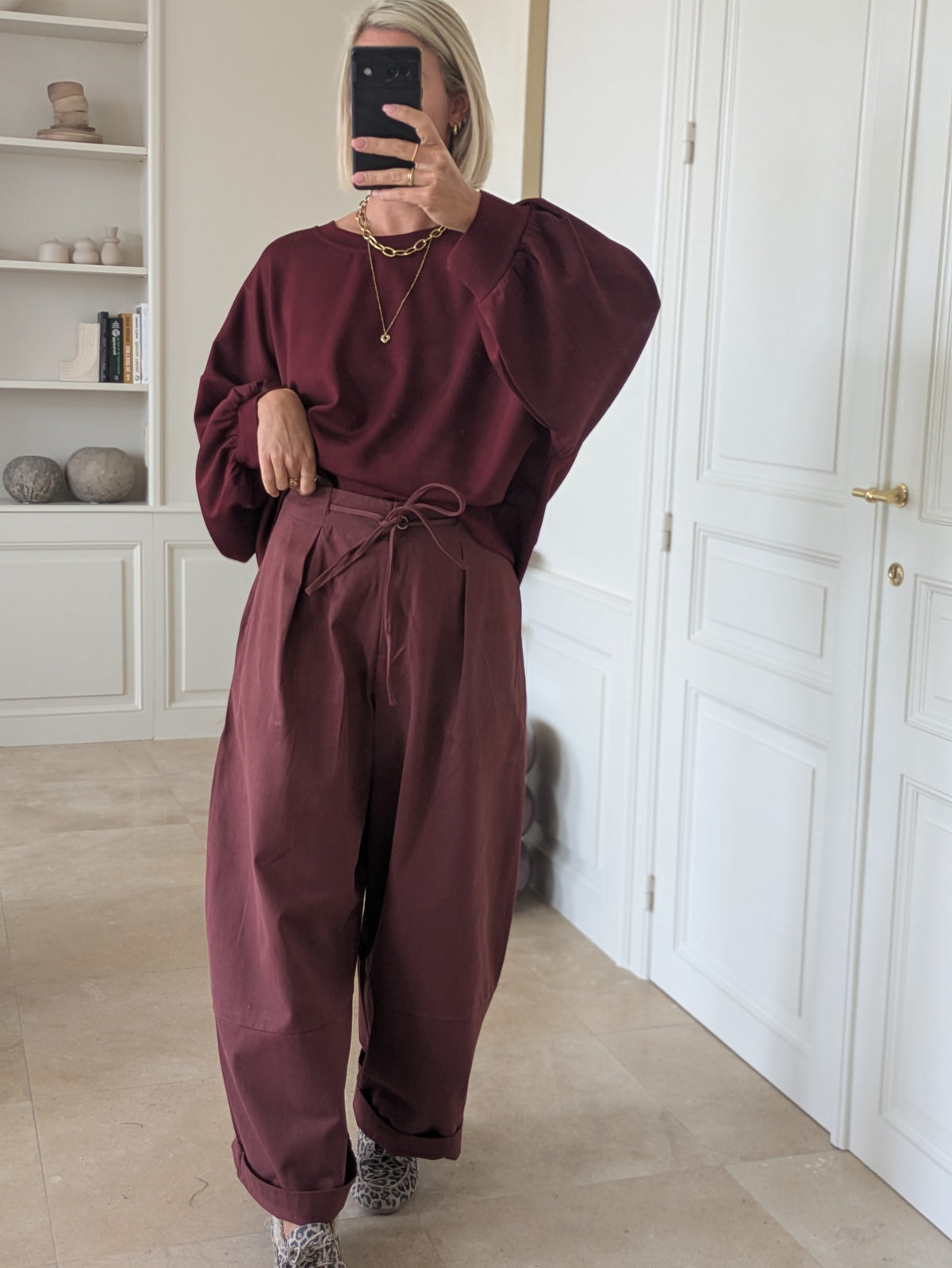 Ceril pants burgundy