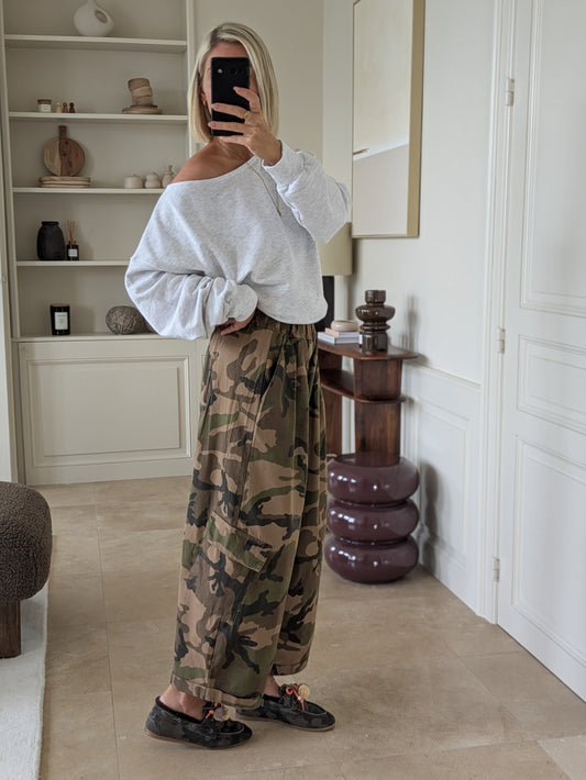 DEUXPOURDEUX THE LABEL - Babette sweater white melange