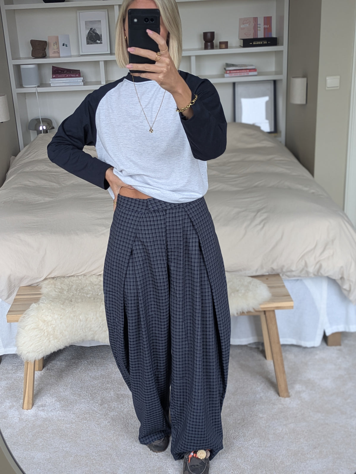 Emma raglan longsleeve navy