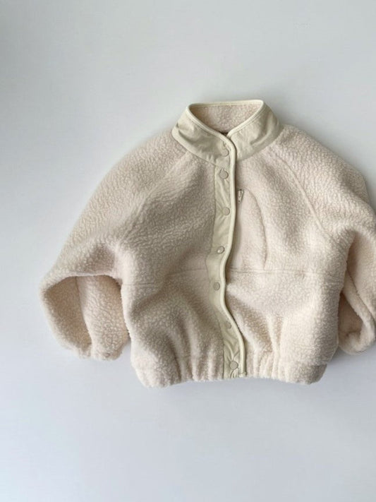 Fleece jacket cream