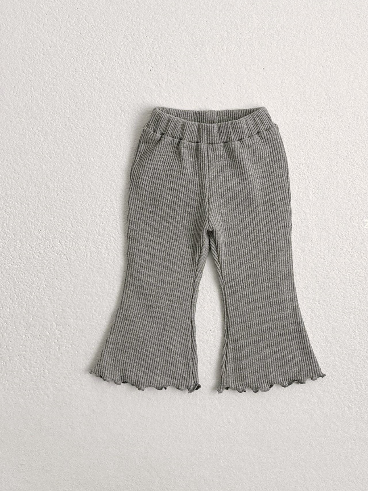 Bootcut pants gray