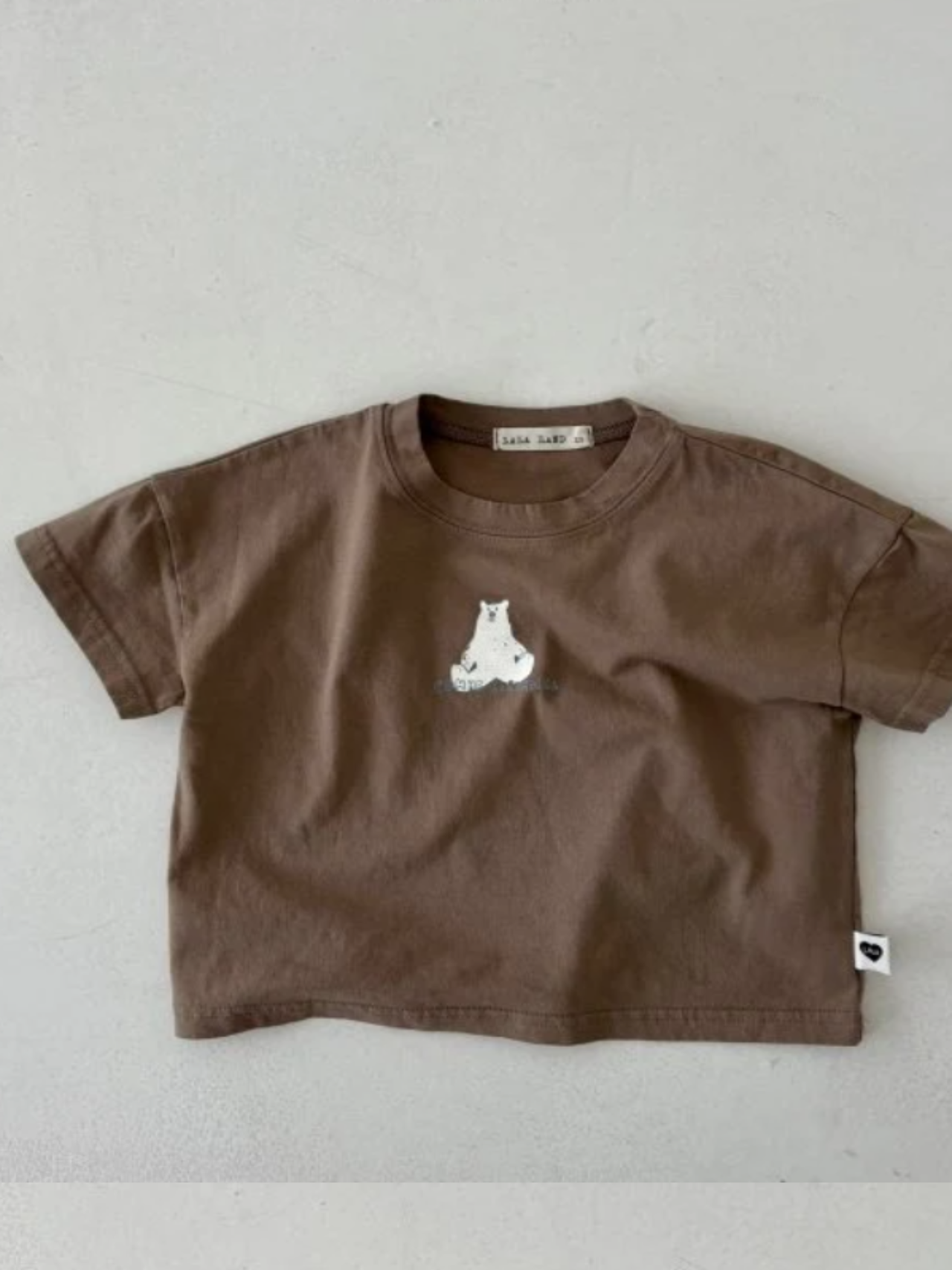 Bear tee brown